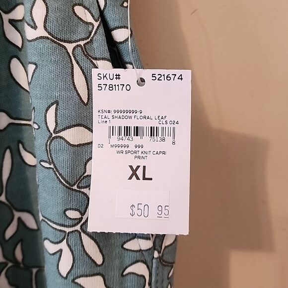 Cute lands end crop pants Size 18 NWT - Picture 4 of 4